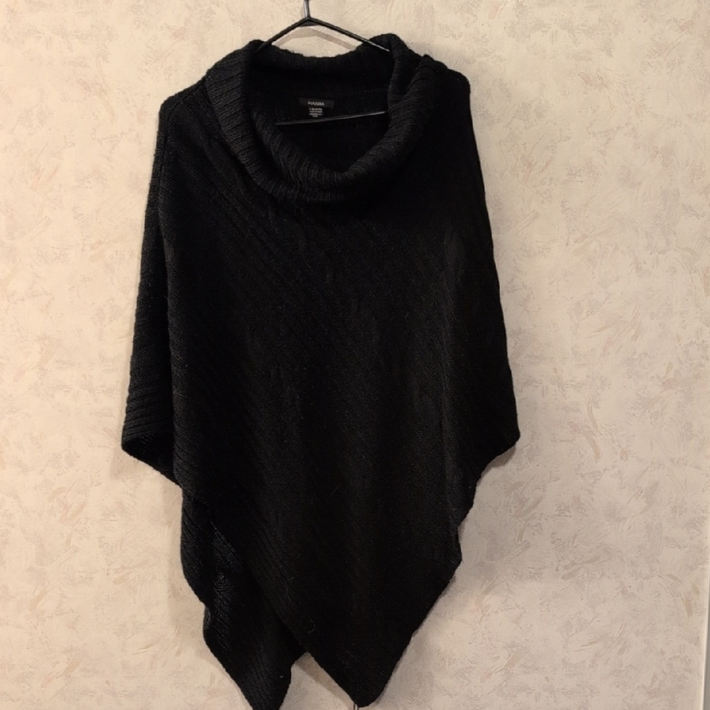 Chic Black Women's Poncho